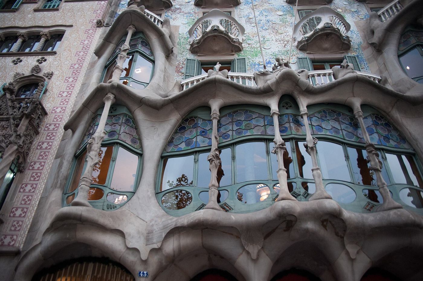 La fachada de la Casa Batlló