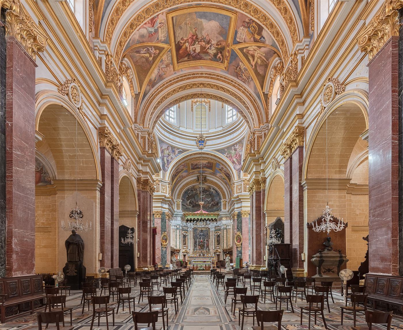 La catedral de San Pablo, en Mdina.
