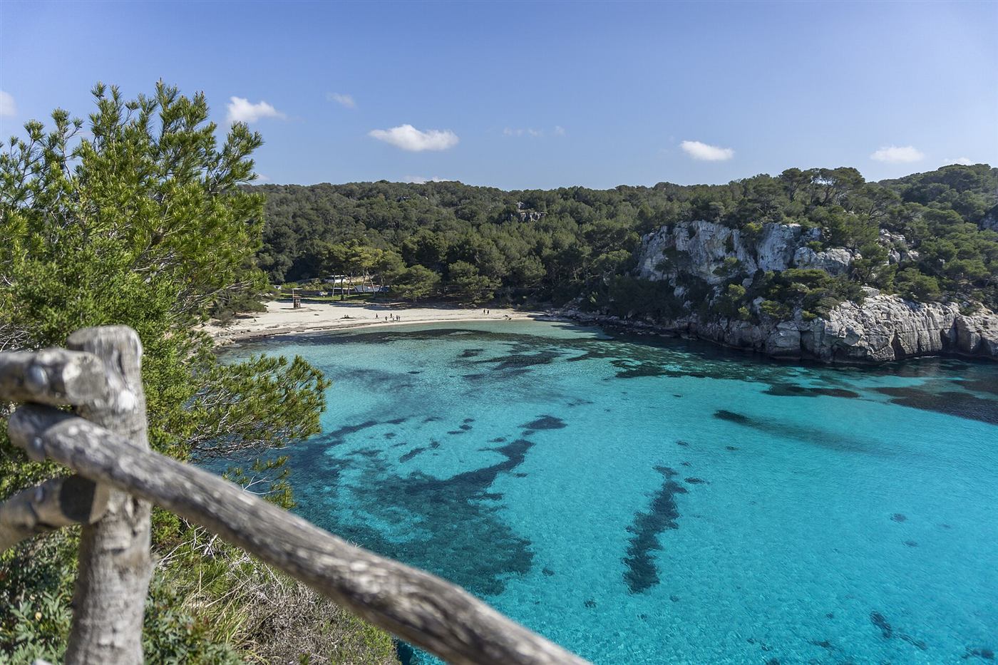 Cala Macarella desde el Camí de Cavalls