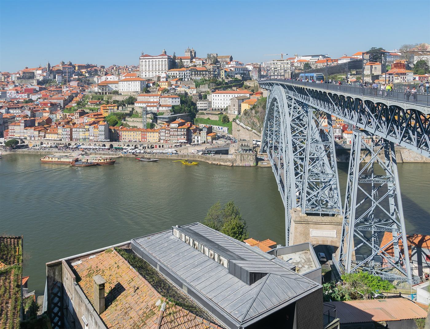 Oporto desde el Jardim do Morro