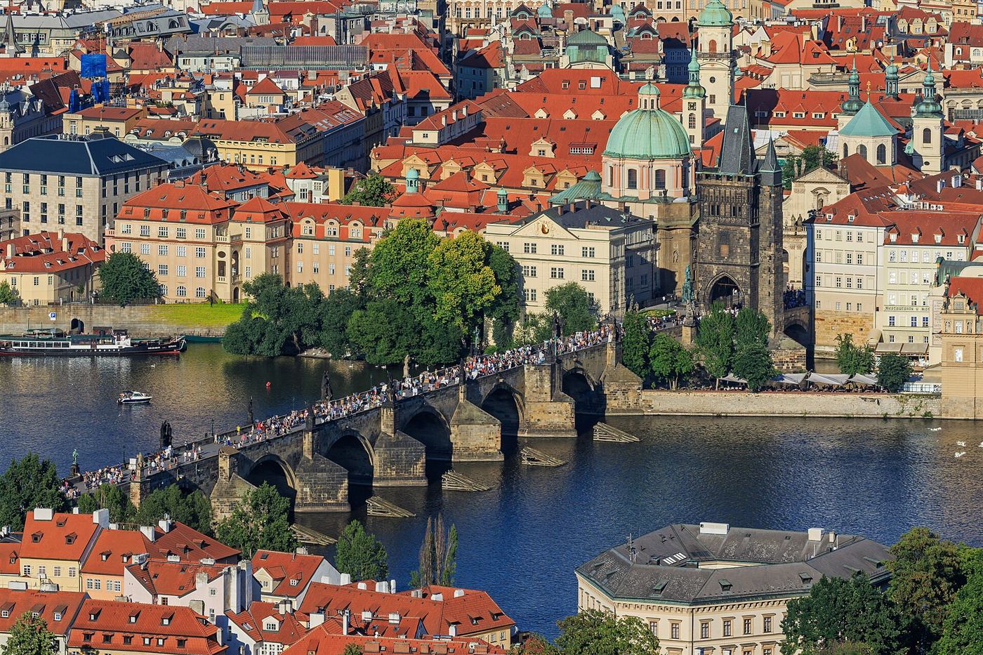 Praga desde la torre de Petřín