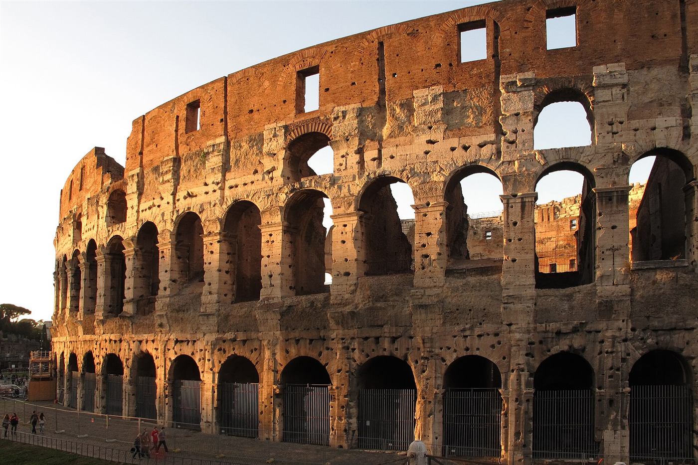 El Coliseo al atardecer
